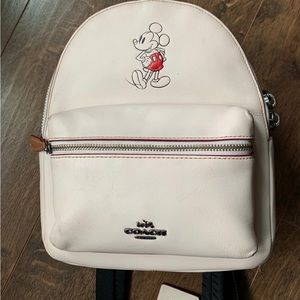 Coach Leather Disney X Mickey Mini Backpack